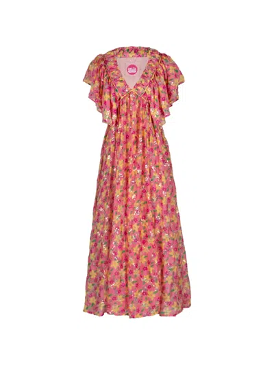 Celia B Vega Floral Maxi Dress In Multi