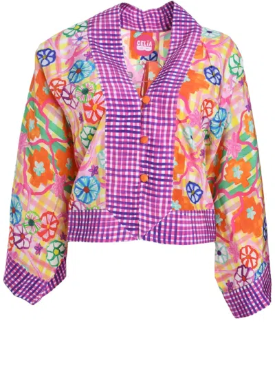 Celia B Yatri Top In Purple