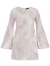 Celia Kritharioti Sequin-embellished Mini Dress In Multi