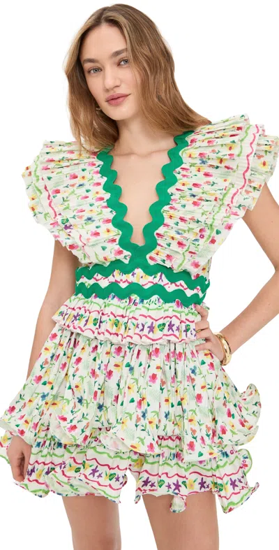 Celiab Floral Prisma Dress Multi