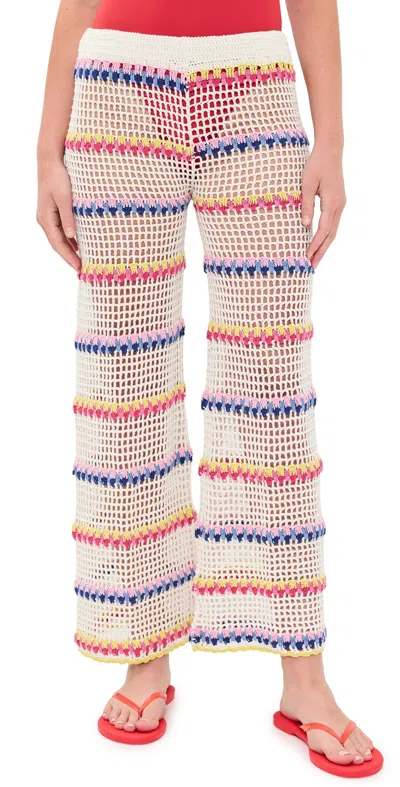 Celiab Iren Crochet Pants Multi