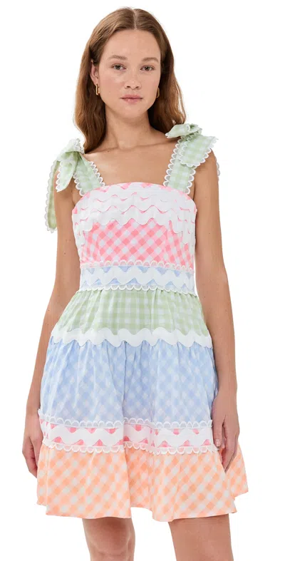Celiab Jade Short Vichy Multi Dress Multi