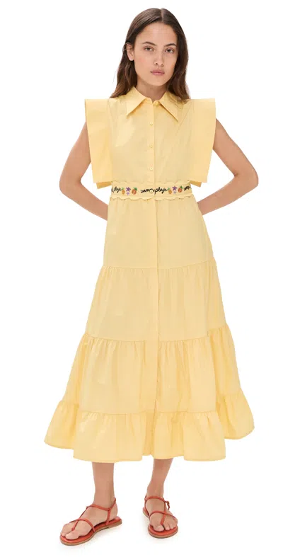 Celiab Lucero Dress Yellow