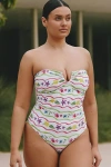 Celiab Plus Printed One-piece Swimsuit In Multi