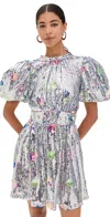 Celiab Wonderer Dress Grey In Grey