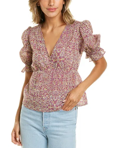 Celina Moon Blouse In Purple