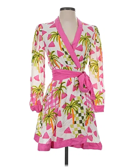 Pre-owned Celina Moon Casual Dress In Pink