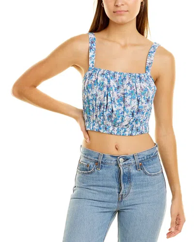 Celina Moon Cropped Tank In Black