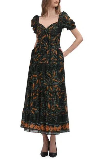 Celina Moon Ebony Maxi Sundress In Multi