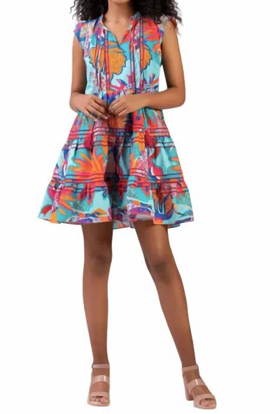 Celina Moon Emila Garden Floss Mini Dress In Multi