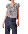 Celina Moon Lavender Ruffle Blouse In Purple