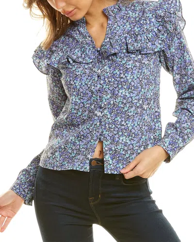 CELINA MOON CELINA MOON RUFFLE BLOUSE