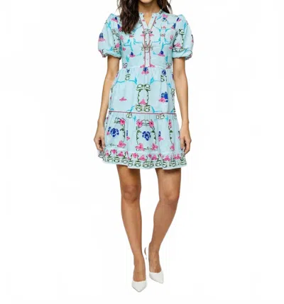 Celina Moon Sahar Mini Dress In Blue
