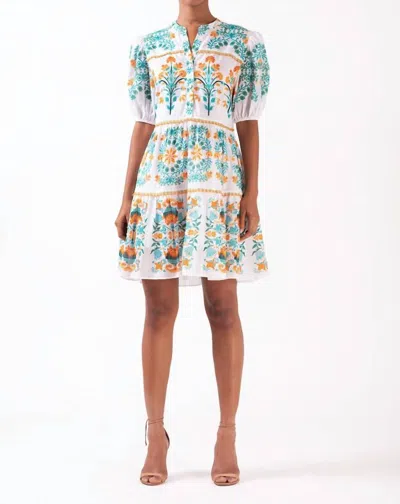 Celina Moon Sahar Mini Dress In Fern Noura