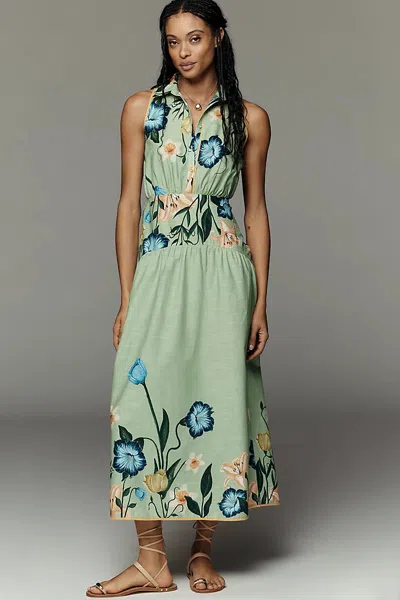Celina Moon Senna Maxi Dress In Yellow