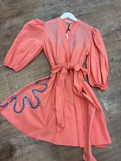 Celina Moon Women's Carly Wrap Dress In Pink
