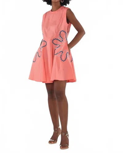 Celina Moon Zarae Mini Dress In Radiant Rhythm In Pink