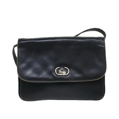 Pre-owned Celine Céline - Black Leather Shoulder Bag ()