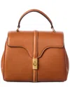Celine 16 Mini Leather Satchel In Brown