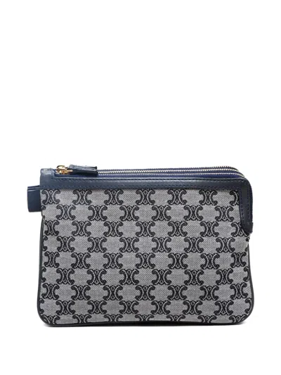 Pre-owned Celine 1980-1990 Monogram Pouch