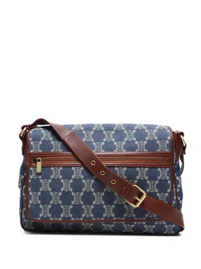 Pre-owned Celine 1990-2000 Macadam Denim Shoulder Bag