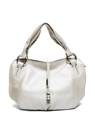 Pre-owned Celine 1990-2000s Bittersweet Shoulder Bag In Gray