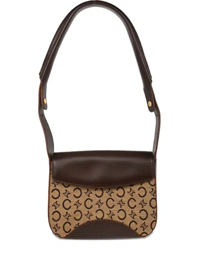 Pre-owned Celine 1990-2000s C Macadam Tote Bag In Brown