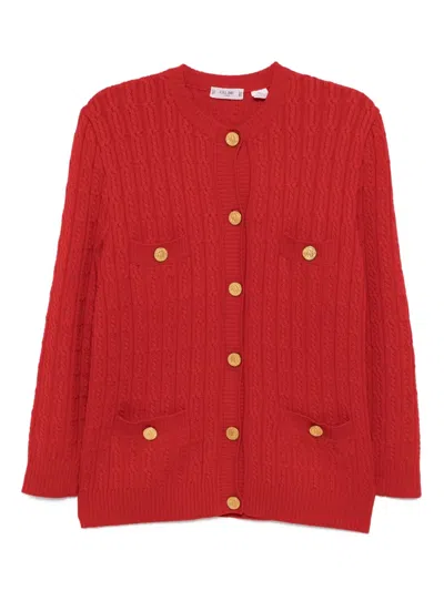 Pre-owned Celine 1990-2000s Cardigan In Red
