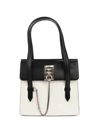 Pre-owned Celine 1990-2000s Leather Handbag In White