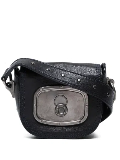 Pre-owned Celine 1990-2000s Leather Shoulder Bag In Black