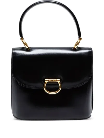 Pre-owned Celine 1990-2000s Leather Tote Bag In Black