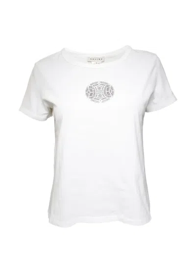 Pre-owned Celine 1990-2000s Logo-detail T-shirt In White