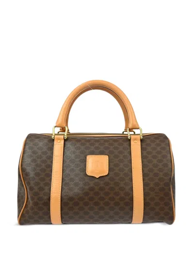 Pre-owned Celine 1990-2000s Macadam Handbag In 褐色