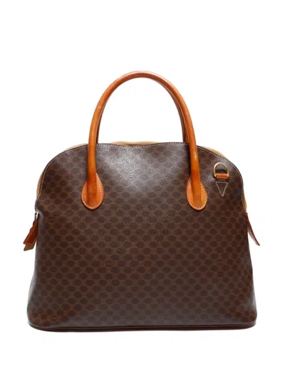 Pre-owned Celine 1990-2000s Macadam Handbag In Brown