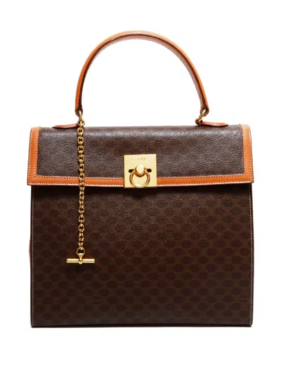 Pre-owned Celine 1990-2000s Macadam Handbag In Brown