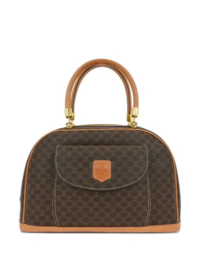 Pre-owned Celine 1990-2000s Macadam Handbag In Brown