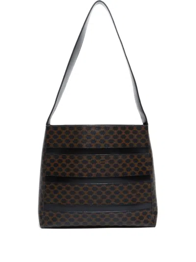 Pre-owned Celine 1990-2000s Macadam Shouder Bag In Black