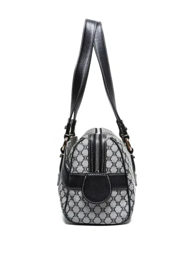 Pre-owned Celine 1990-2000s Macadam Shoulder Bag In Black