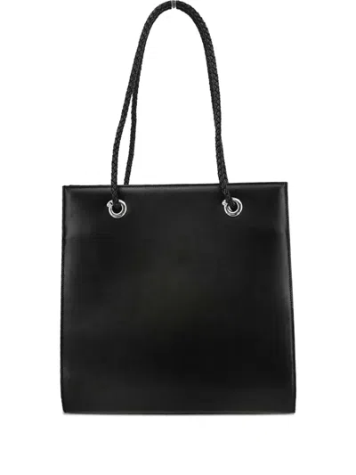 Pre-owned Celine 1990-2000s Panthere Leather Tote Bag In Black