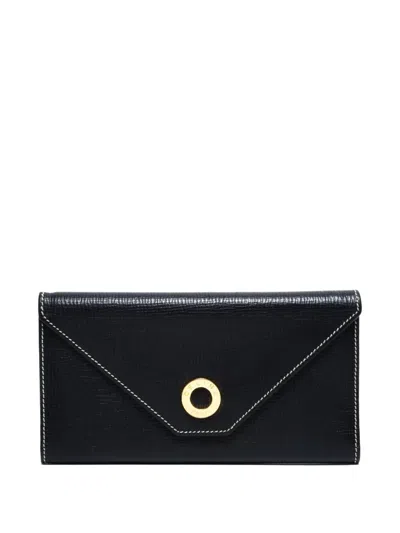 Pre-owned Celine 1990-2010 Envelope Wallet In Black