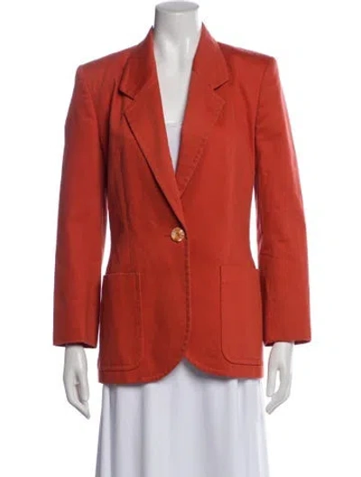 Pre-owned Celine 1990's Blazer In Orange