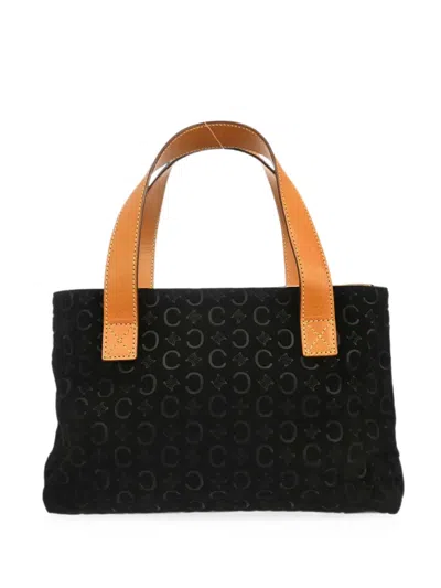 Pre-owned Celine 1990-2000 C Macadam Tote Bag In Black