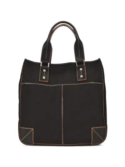 Pre-owned Celine 1990-2000 Macadam Tote Bag In Black