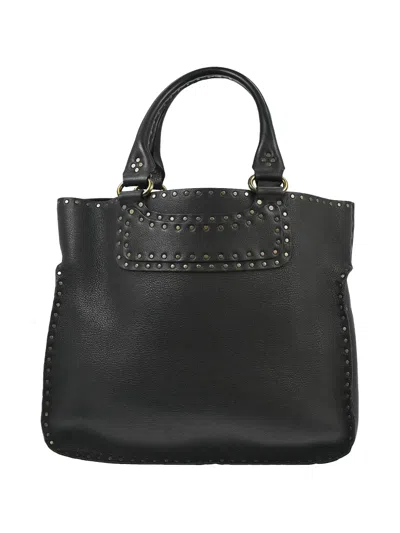 Pre-owned Celine 1990-2000s Boogie Studded Tote Bag In Black