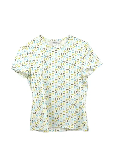 Pre-owned Celine 1990-2000s Macadam T-shirt In White