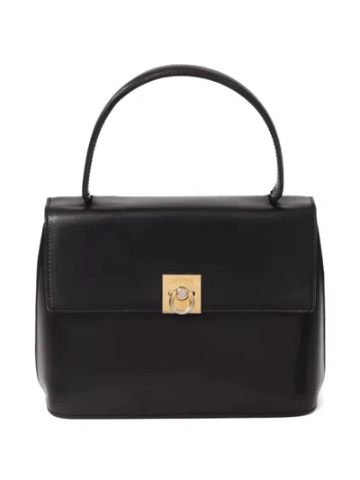 Pre-owned Celine 1990s Leather Tote Bag In Black