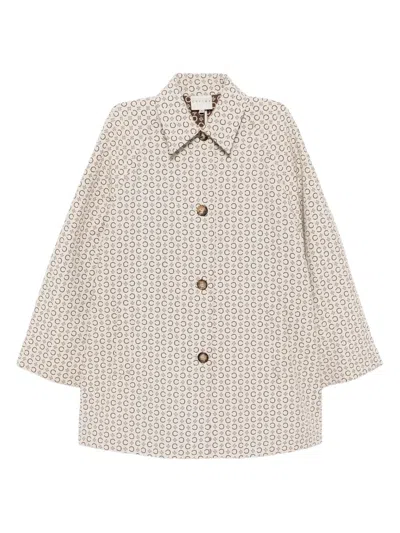Pre-owned Celine 1990s Macadam Jacket In Neutral