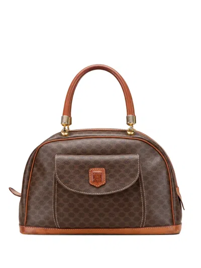 Pre-owned Celine 1994 Macadam Coated Canvas Handbag