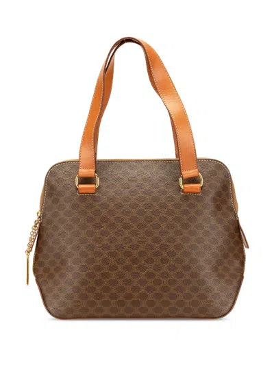 Pre-owned Celine 1995 Macadam Coated Canvas Handbag
