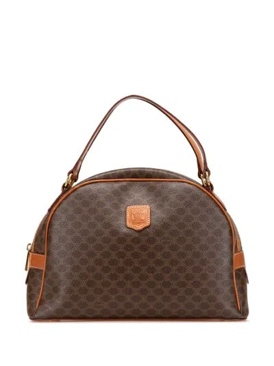 Pre-owned Celine 1997 Macadam Coated Canvas Handbag